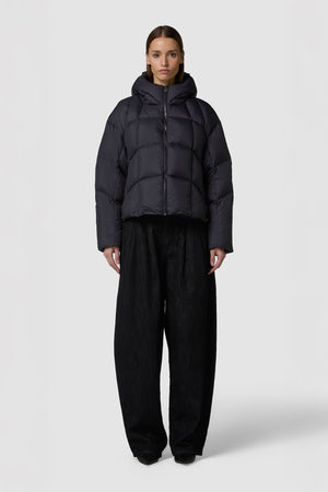 LEGGERISSIMO -  HOODED DOWN PUFFER JACKET REGULAR FIT 
