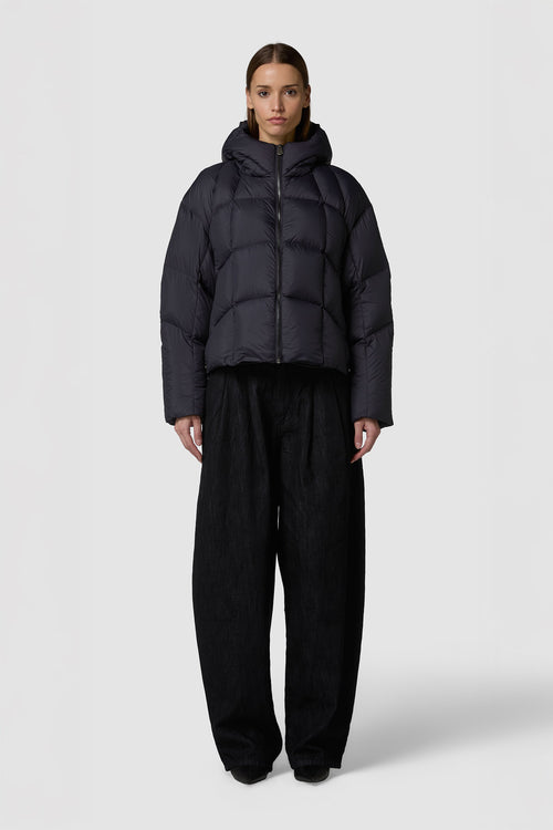 LEGGERISSIMO -  HOODED DOWN PUFFER JACKET REGULAR FIT 