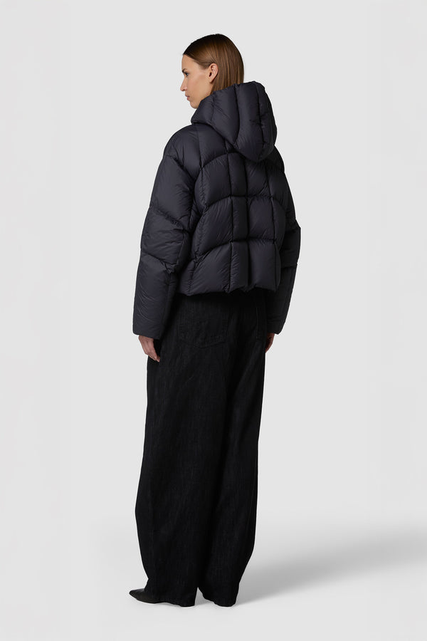 LEGGERISSIMO -  HOODED DOWN PUFFER JACKET REGULAR FIT 