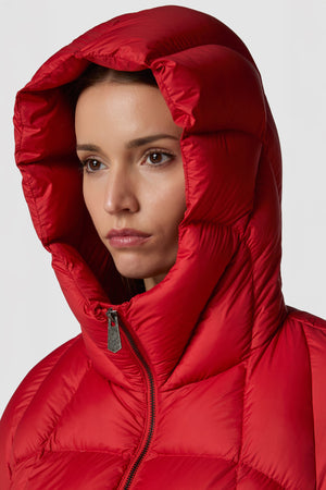 LEGGERISSIMO -  HOODED DOWN PUFFER JACKET REGULAR FIT 