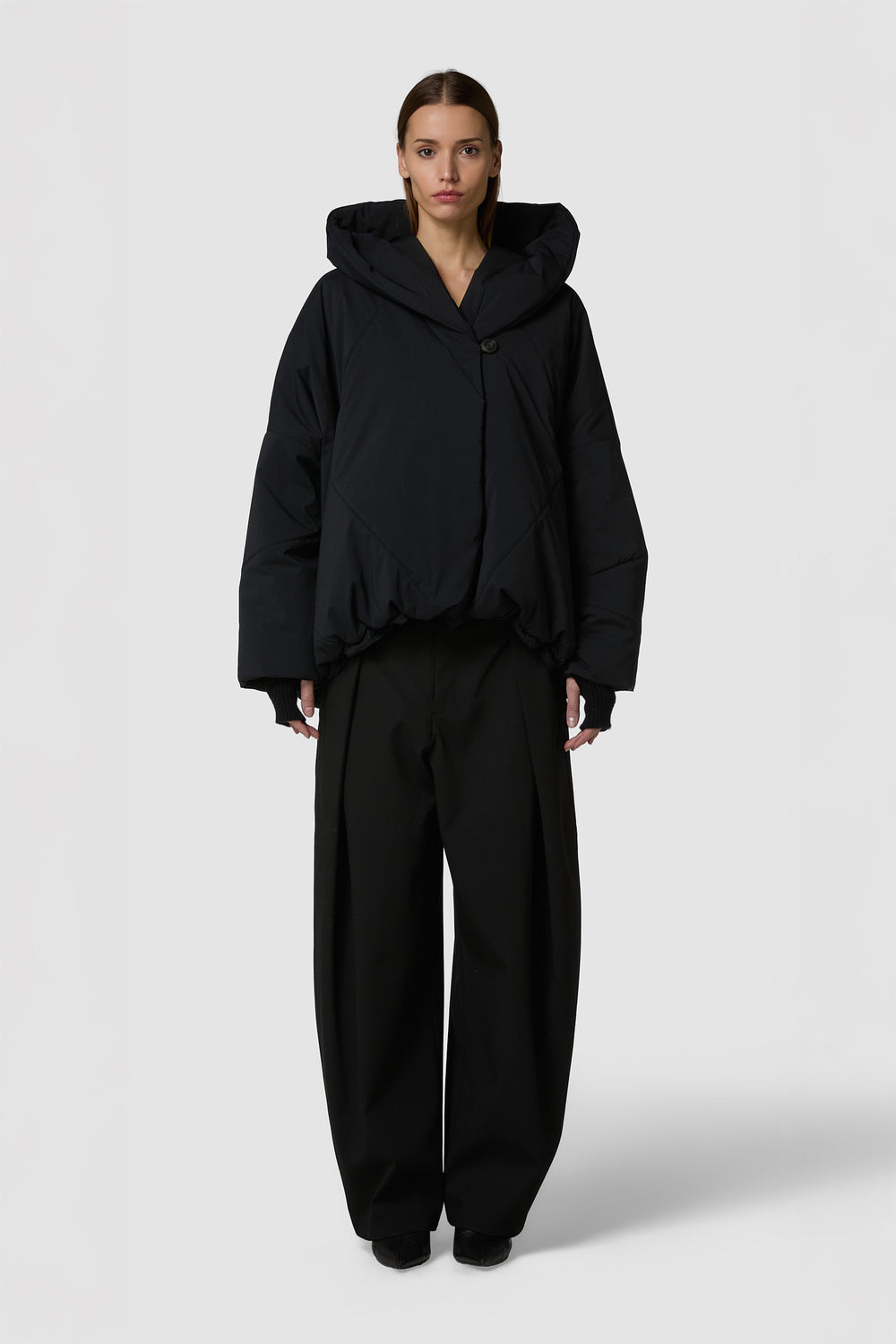 CRUDO - PIUMINO REGULAR FIT OVERSIZE