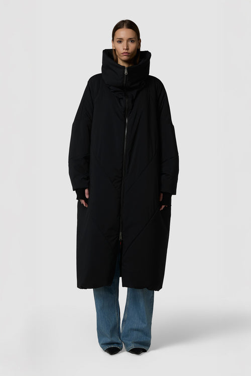 CRUDO - PIUMINO LUNGO OVERSIZE