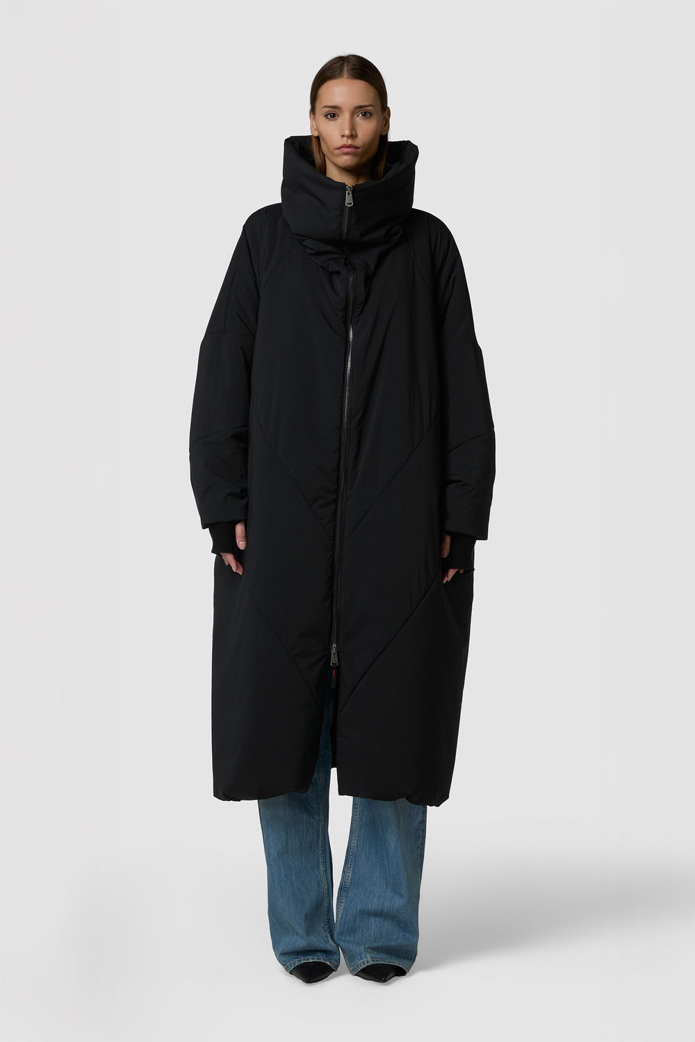 CRUDO - PIUMINO LUNGO OVERSIZE