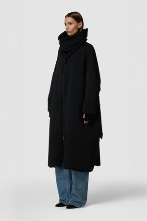 CRUDO - PIUMINO LUNGO OVERSIZE