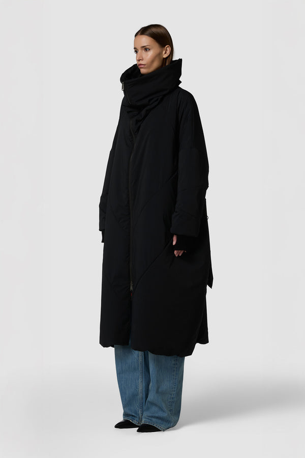 CRUDO - PIUMINO LUNGO OVERSIZE