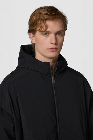 CRUDO - HOODED PUFFER JACKET FULL LENGTH