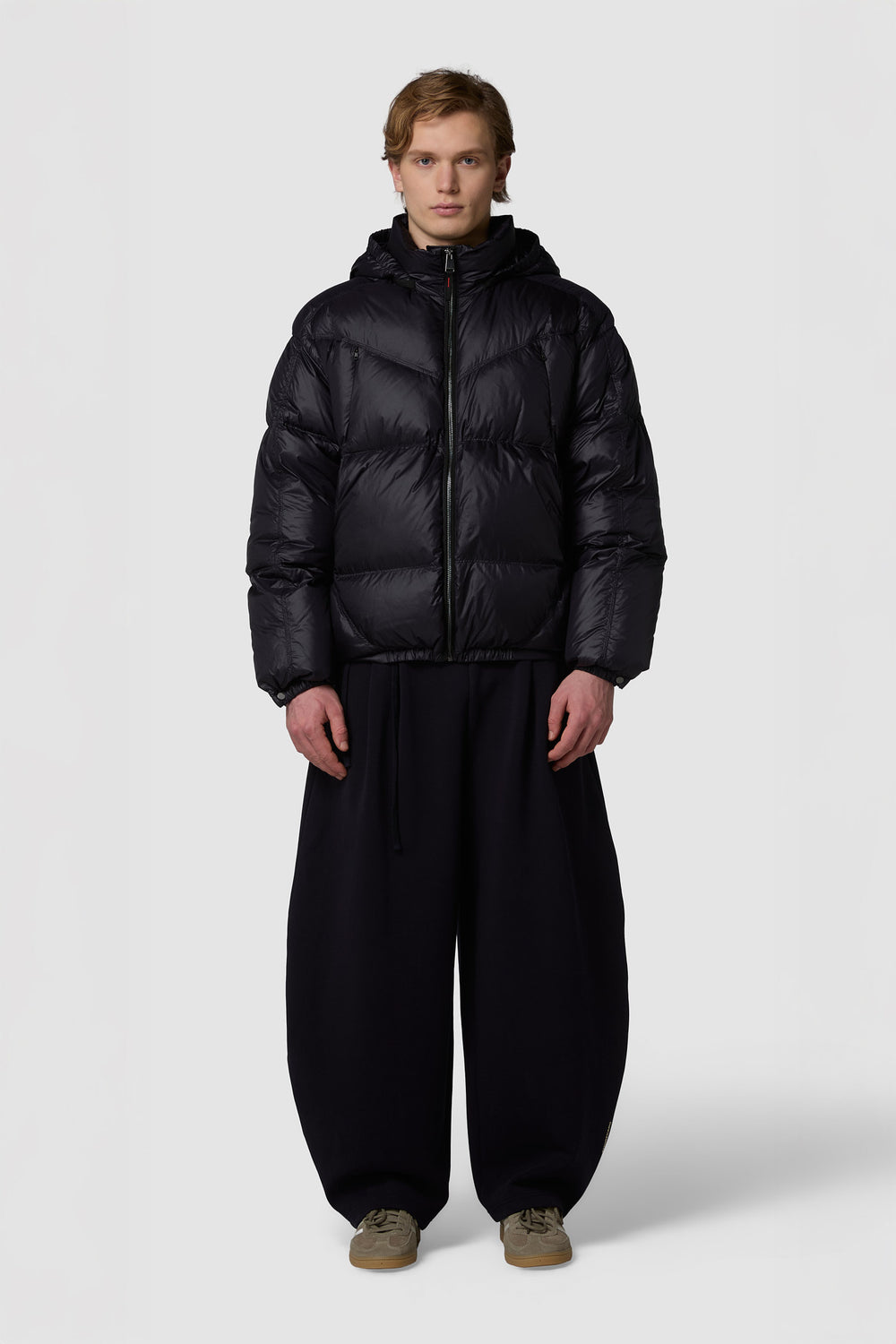 RULLINO - PIUMINO CON CAPPUCCIO REGULAR FIT OVERSIZE