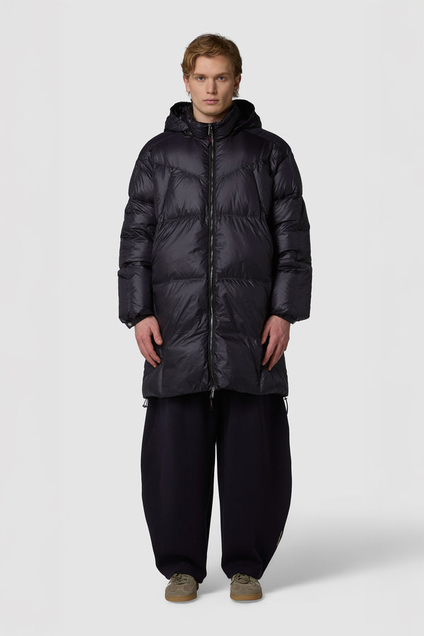 RULLINO - HOODED DOWN PUFFER JACKET MIDI LENGTH