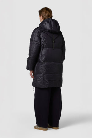 RULLINO - HOODED DOWN PUFFER JACKET MIDI LENGTH