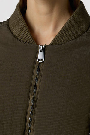 QUADRATINO - GIUBBOTTO BOMBER CROPPED