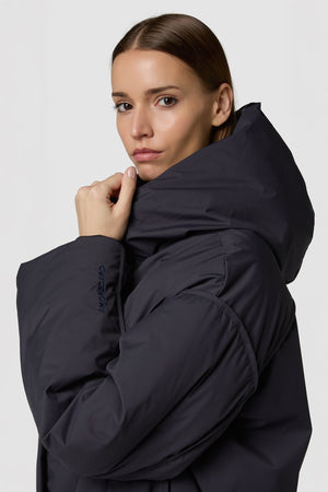 GUSCIO - HOODED DOWN PUFFER JACKET CROPPED