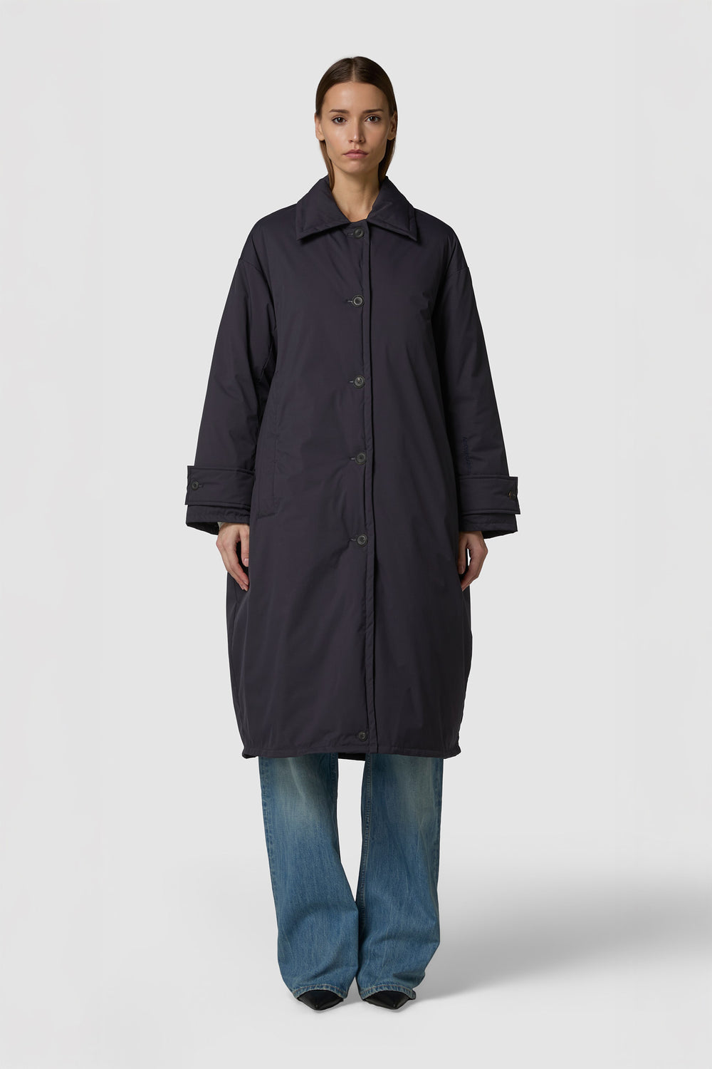 GUSCIO - TRENCH IMBOTTITO LUNGO OVERSIZE