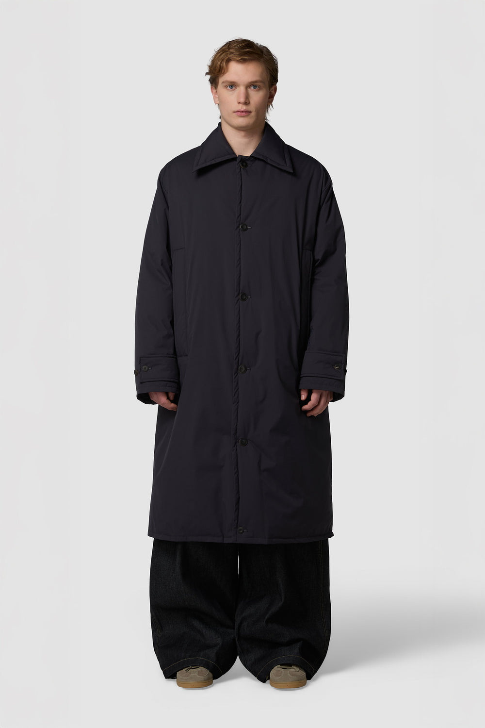 GUSCIO - TRENCH IMBOTTITO LUNGO OVERSIZE