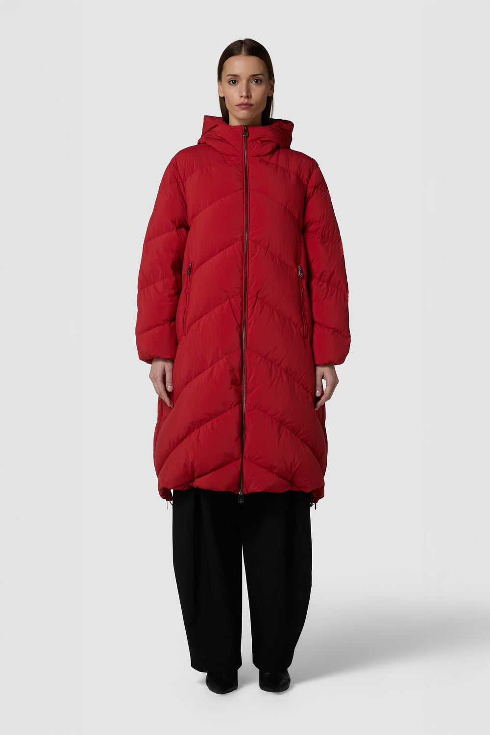 LISCA - PIUMINO CON CAPPUCCIO LUNGO OVERSIZE