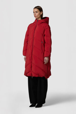 LISCA - HOODED DOWN PUFFER JACKET FULL-LENGTH