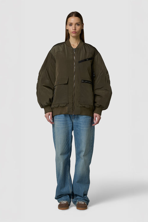 QUADRATINO - BOMBER JACKET REGULAR FIT