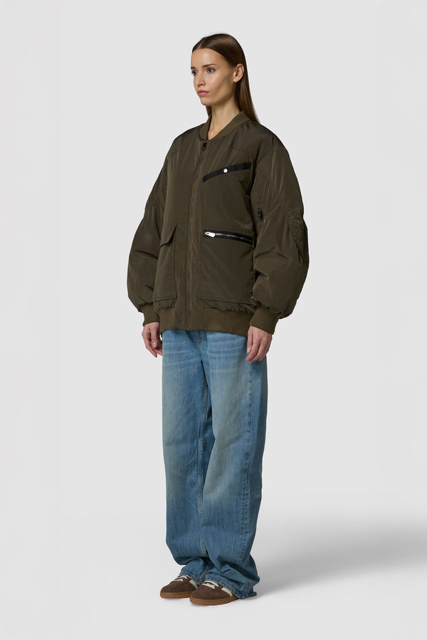QUADRATINO - BOMBER JACKET REGULAR FIT