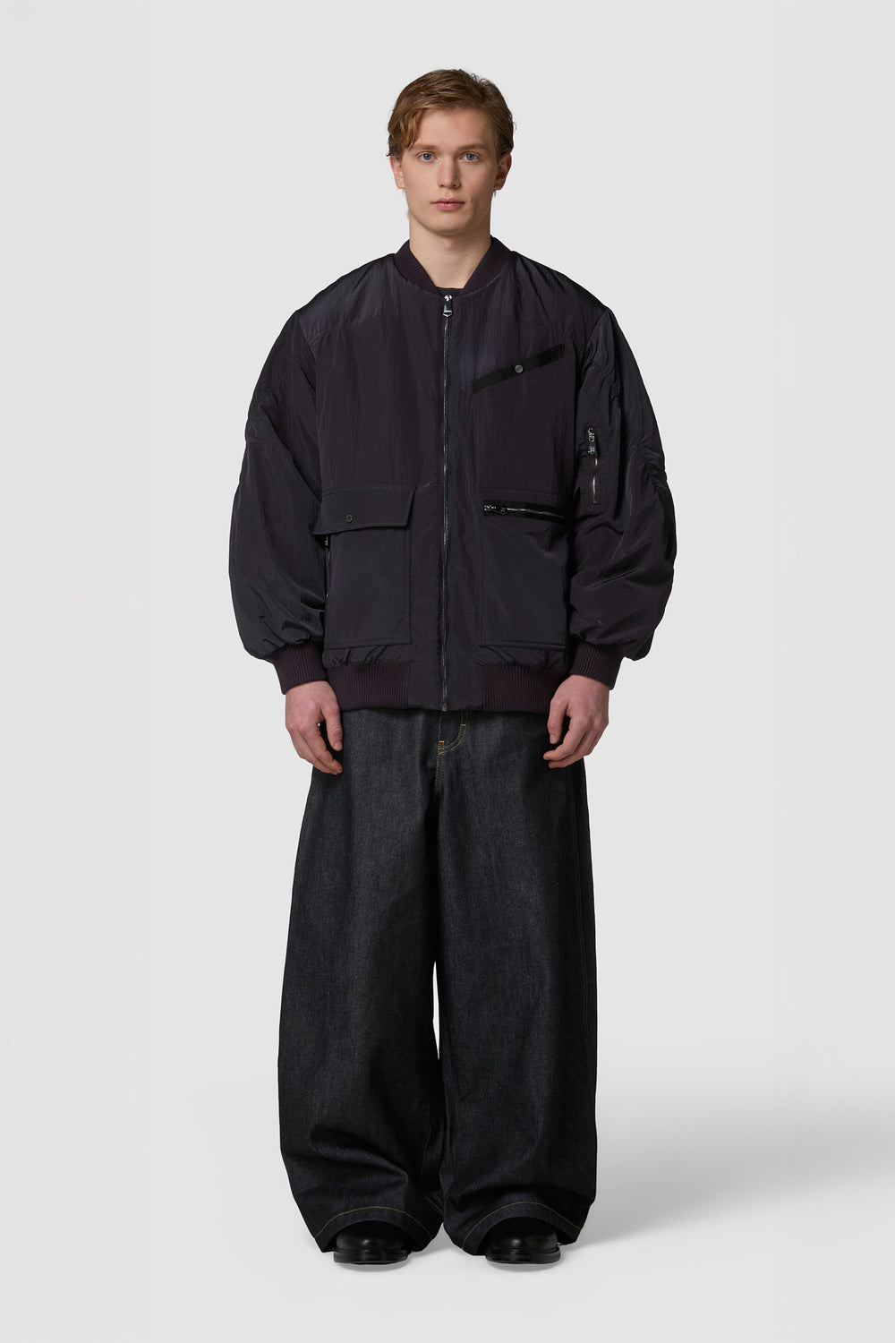 QUADRATINO - GIUBBOTTO BOMBER REGULAR FIT