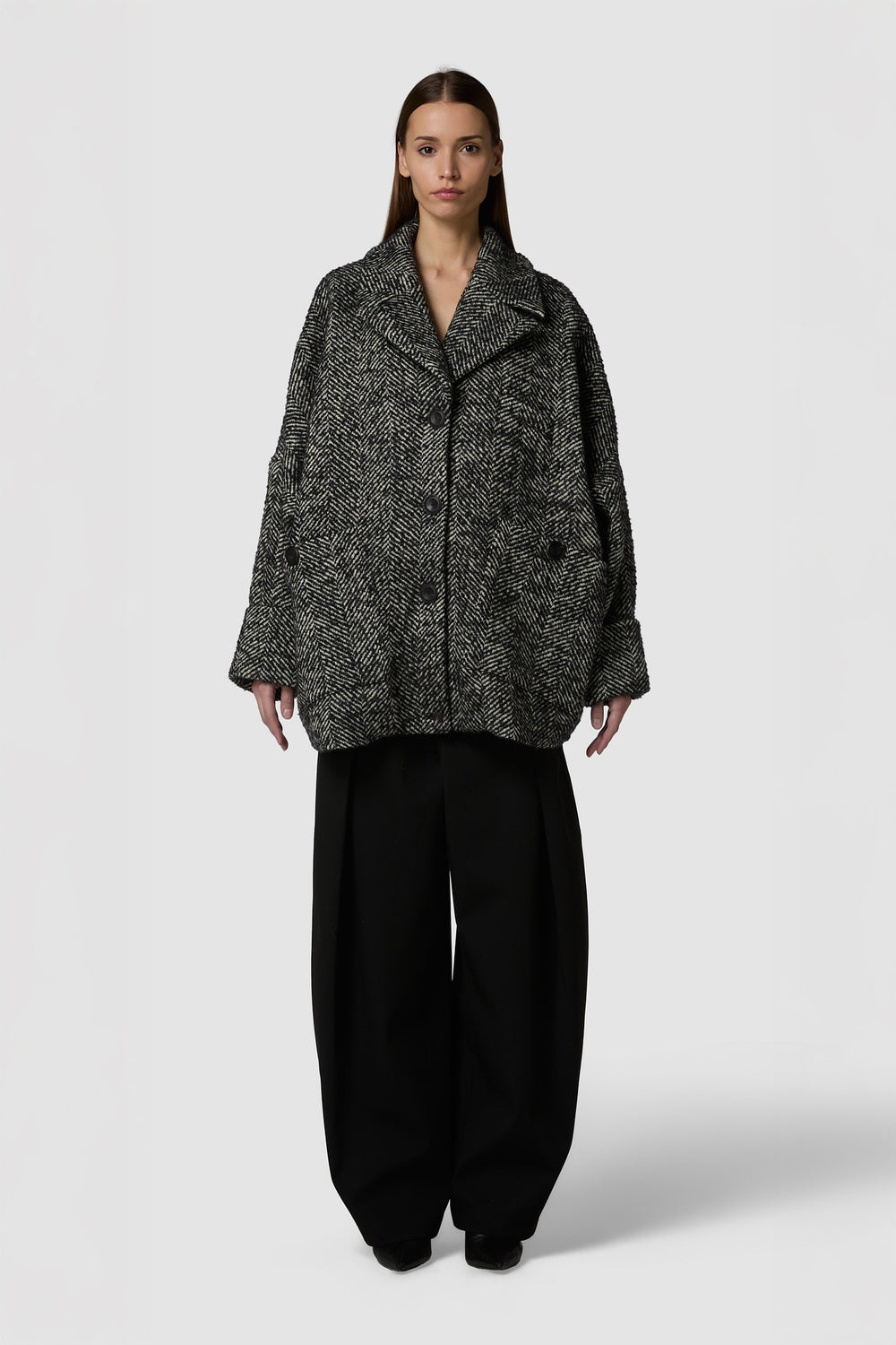 LANONE - CAPPOTTO MIDI OVERSIZE