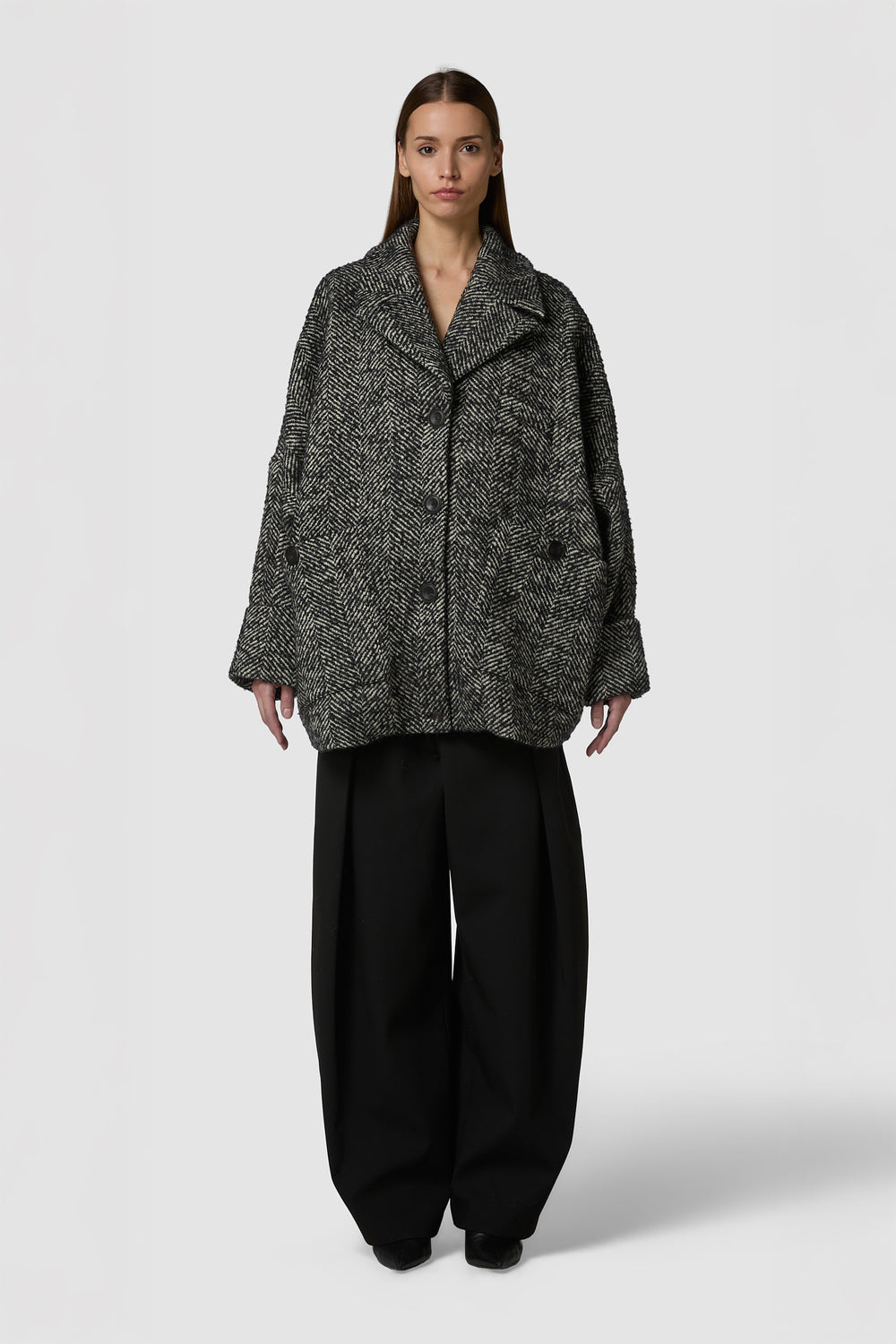 LANONE - CAPPOTTO MIDI OVERSIZE