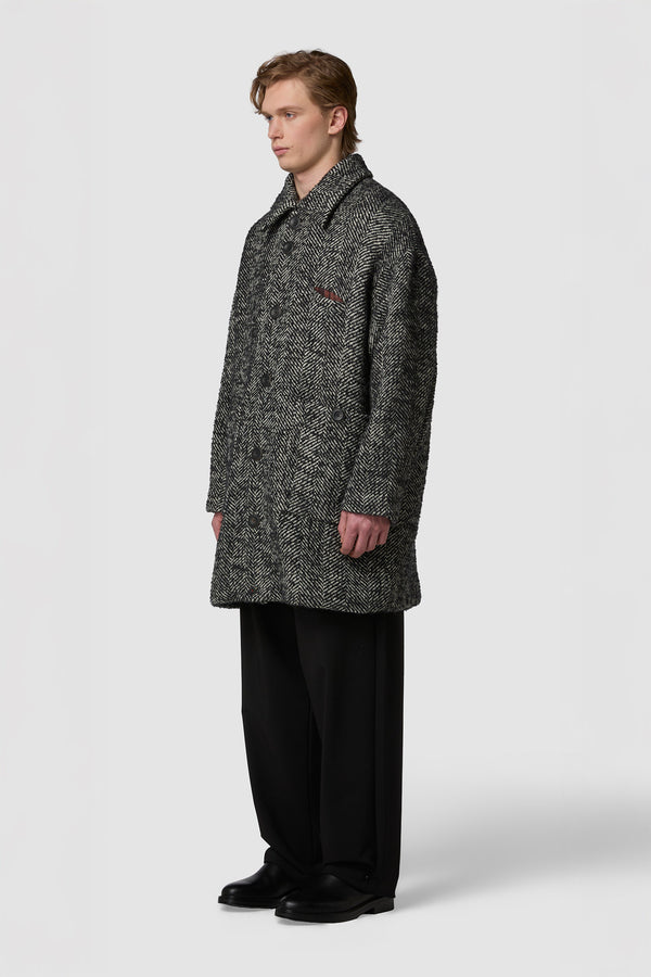 LANONE - OVERSIZED COAT MIDI LENGTH