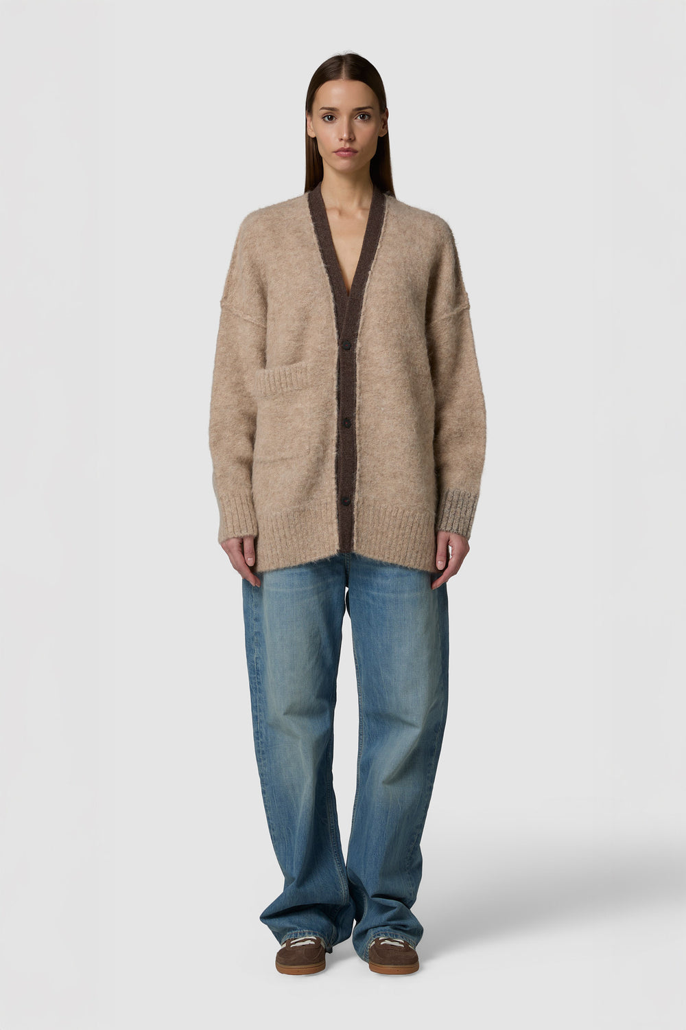 PELOSONE - CARDIGAN OVERSIZE IN ALPACA