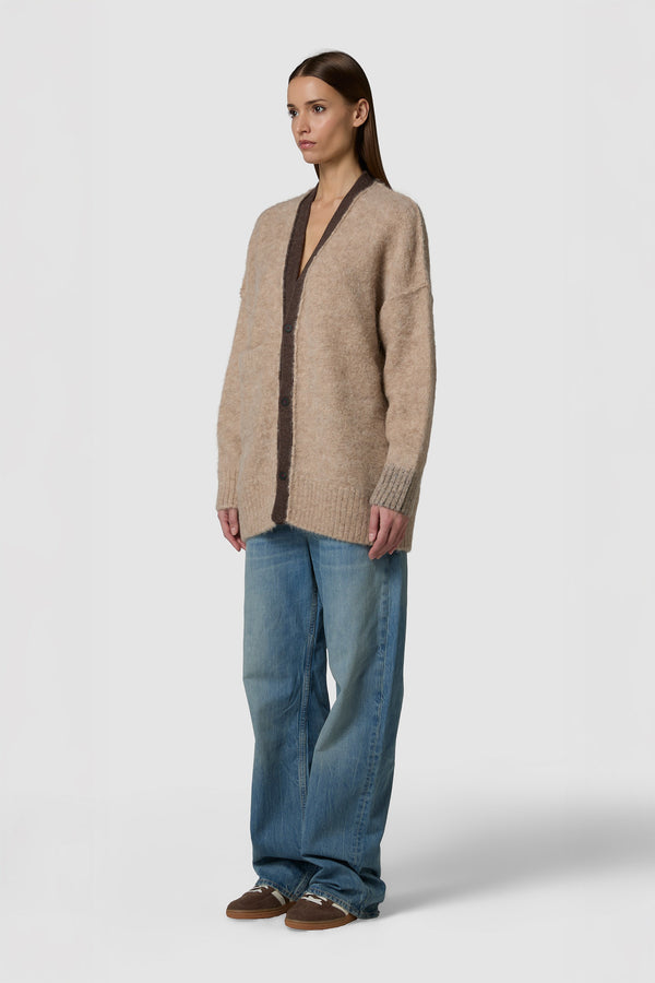 PELOSONE - CARDIGAN OVERSIZE IN ALPACA