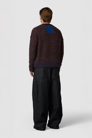 PELOSONE - ALPACA OVERSIZED ROUNDNECK SWEATER