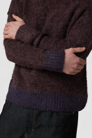 PELOSONE - ALPACA OVERSIZED ROUNDNECK SWEATER