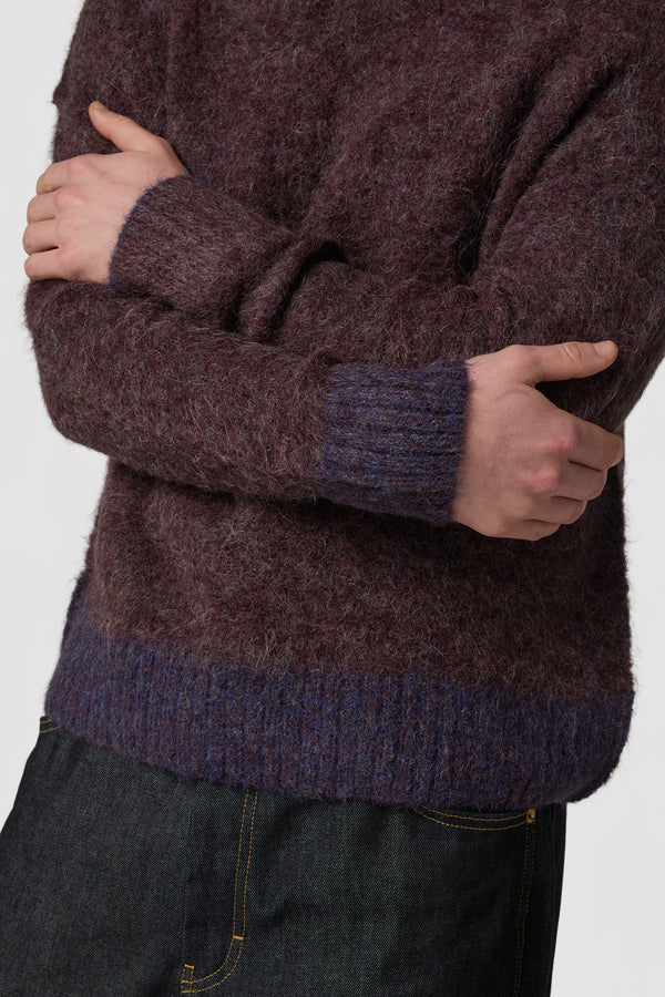 PELOSONE - ALPACA OVERSIZED ROUNDNECK SWEATER