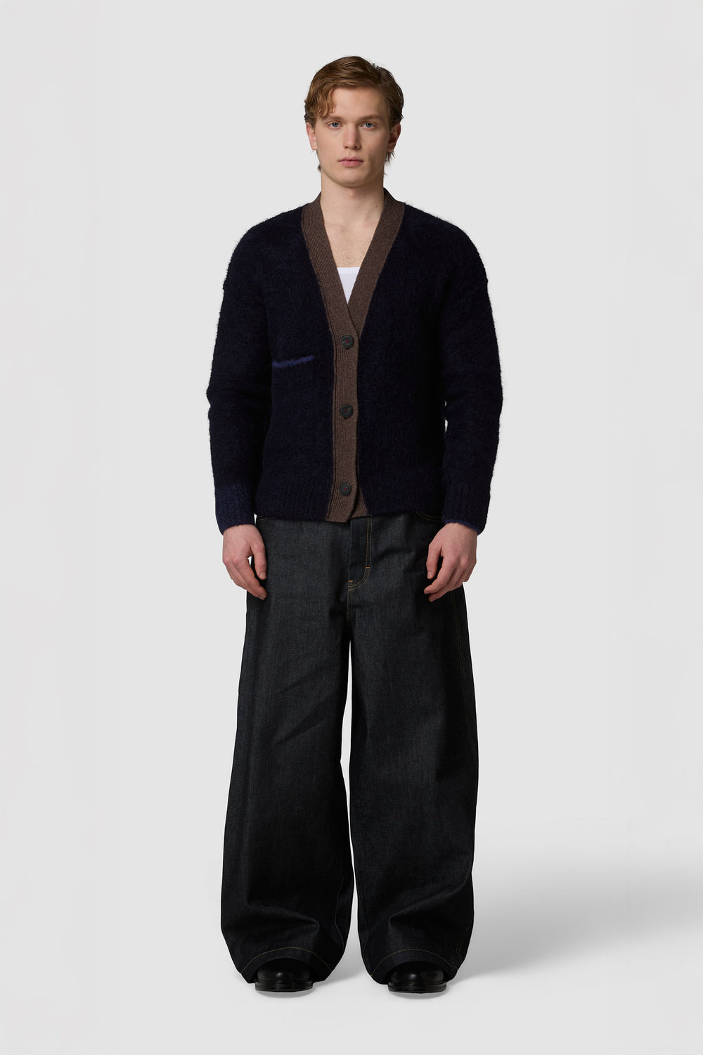 PELOSONE - CARDIGAN OVERSIZED IN ALPACA