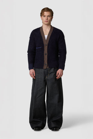 PELOSONE - ALPACA OVERSIZED CARDIGAN