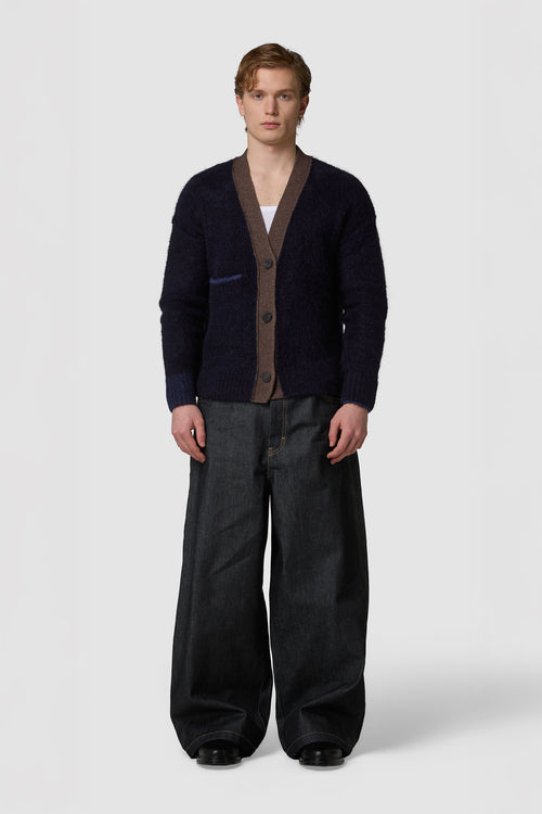 PELOSONE - ALPACA OVERSIZED CARDIGAN