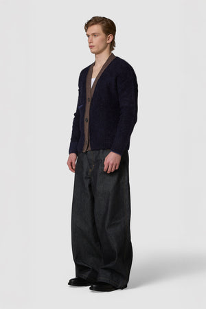 PELOSONE - ALPACA OVERSIZED CARDIGAN