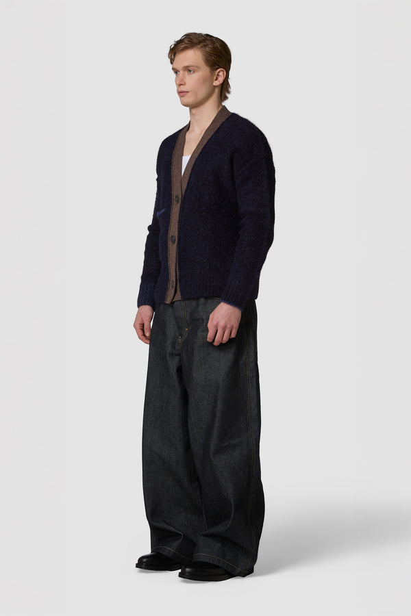 PELOSONE - ALPACA OVERSIZED CARDIGAN