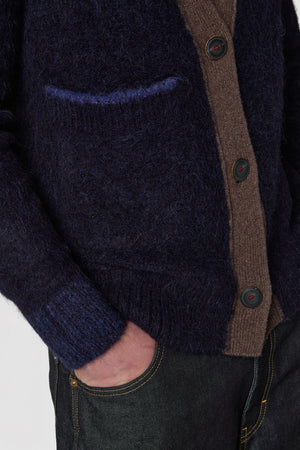 PELOSONE - ALPACA OVERSIZED CARDIGAN