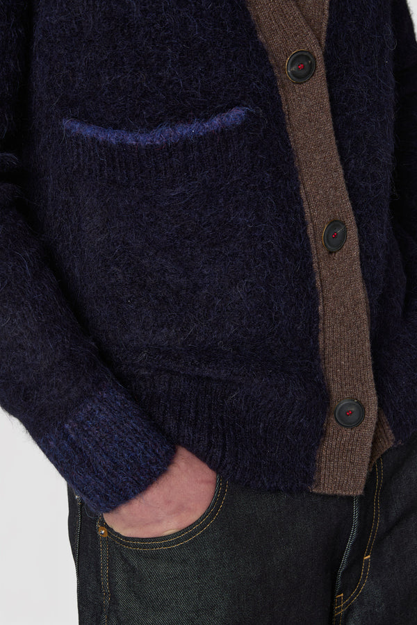 PELOSONE - ALPACA OVERSIZED CARDIGAN