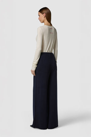 MORBIDINO - CASHMERE EXTRA WIDE-LEG TROUSERS