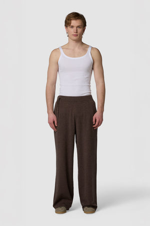 MORBIDINO - PANTALONE WIDE-LEG IN CASHMERE