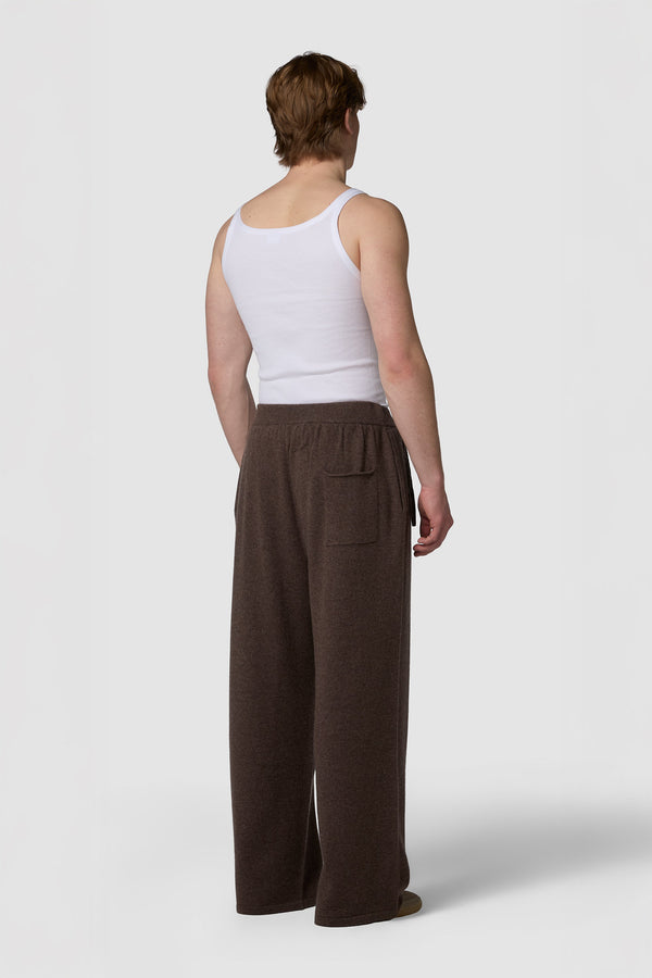 MORBIDINO - PANTALONE WIDE-LEG IN CASHMERE