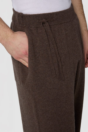 MORBIDINO - PANTALONE WIDE-LEG IN CASHMERE