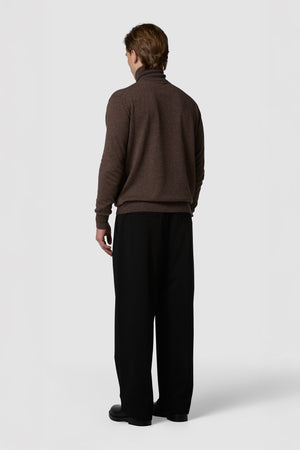 MORBIDINO - CASHMERE HIGH-NECK ZIP-UP SWEATER REGULAR FIT