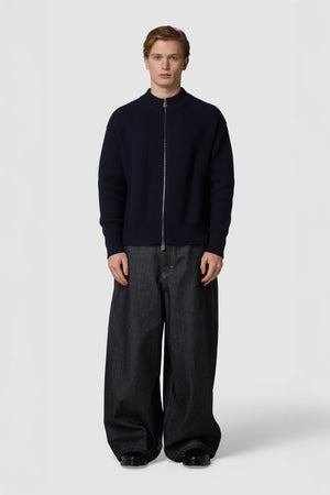 COSTA - COMFY FULL-ZIP CASHMERE SWEATER 