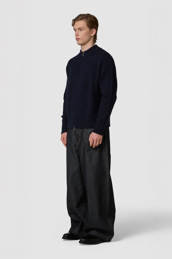 COSTA - COMFY FULL-ZIP CASHMERE SWEATER 