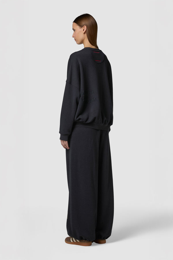 CALDO - FELPA GIROCOLLO OVERSIZED