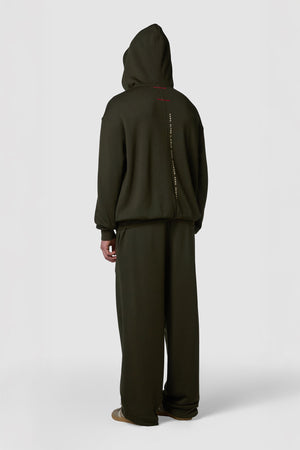 CALDO - FELPA CON CAPPUCCIO FULL-ZIP OVERSIZE