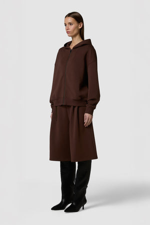 SETOSO - FULL-ZIP OVERSIZED HOODIE