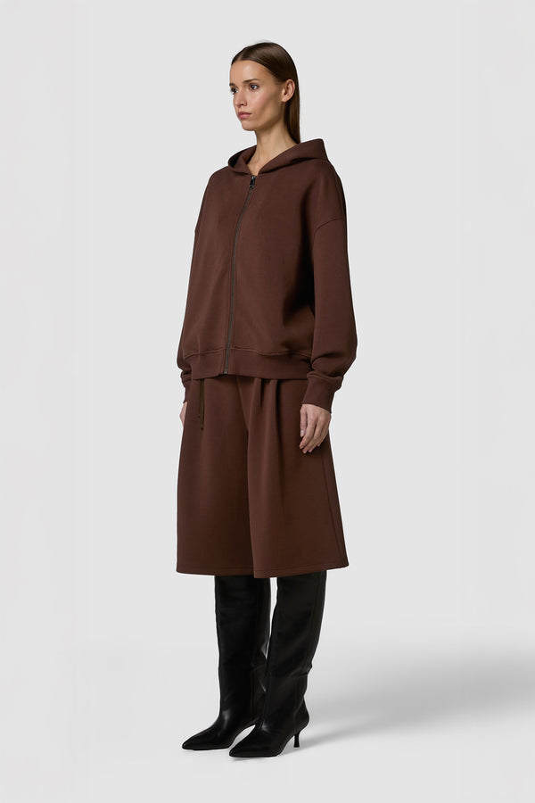SETOSO - FULL-ZIP OVERSIZED HOODIE