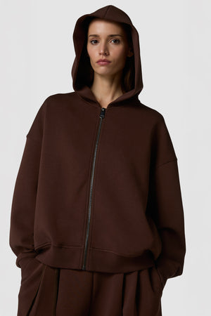 SETOSO - FULL-ZIP OVERSIZED HOODIE