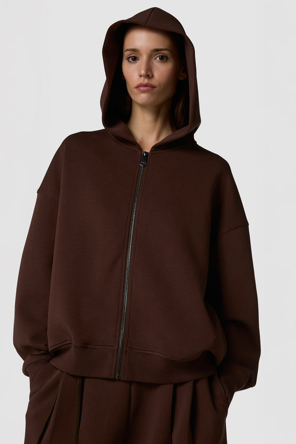 SETOSO - FULL-ZIP OVERSIZED HOODIE
